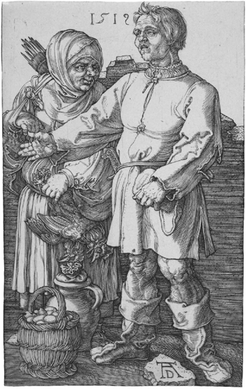 Albrecht Drer The Peasant Couple at Market 1519 engraving The daily toil of - photo 5