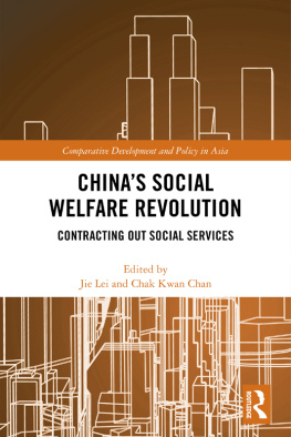 Jie Lei Chinas Social Welfare Revolution