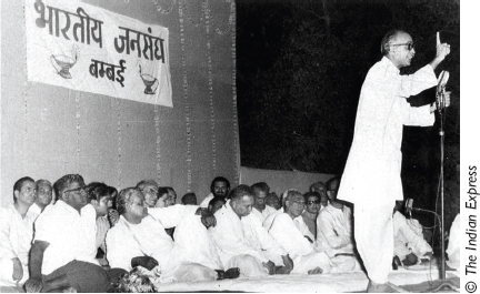 The under-confident LK Advani giving one of his first public speeches soon - photo 7