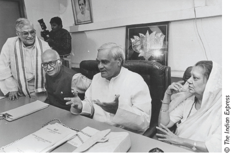 Team of Rivals Murli Manohar Joshi Advani Vajpayee and Vijayaraje Scindia - photo 14