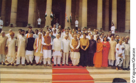 Prime Minister Vajpayee proved adept at managing his coalition and cabinet to - photo 16