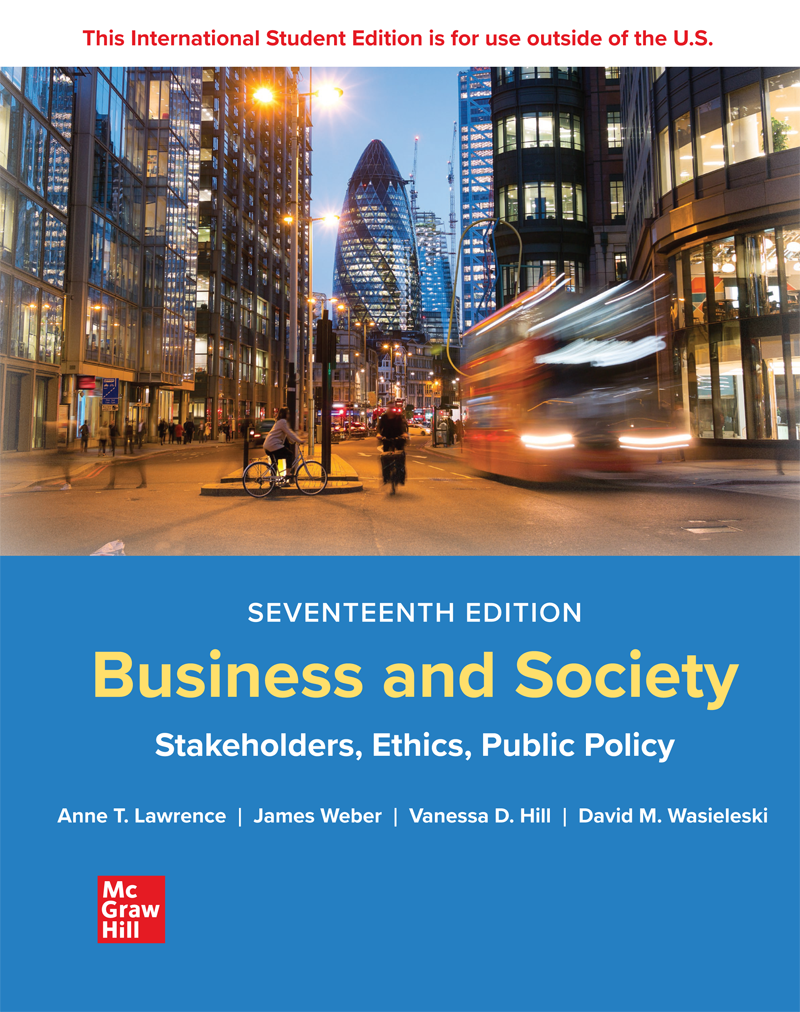 page i Business and Society Stakeholders Ethics Public Policy Seventeenth - photo 1