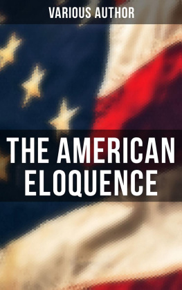 Various Author The American Eloquence