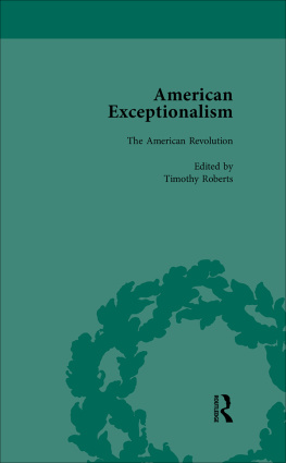 Timothy Roberts - American Exceptionalism Vol 2