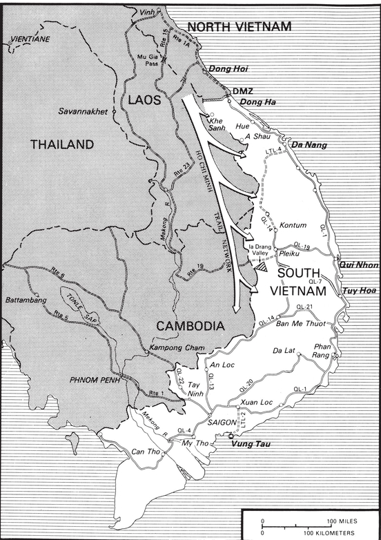 ADAPTED FROM MAP 6 VIETNAM FROM CEASE-FIRE TO CAPITULATION BY COLONEL WILLIAM - photo 2