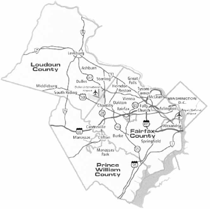 Modern map of Northern Virginia Oh thus be it ever When freemen shall - photo 2