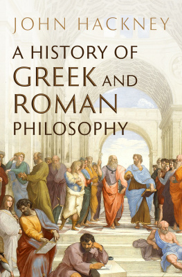 John Hackney - A History of Greek and Roman Philosophy