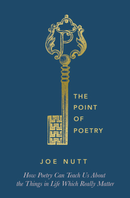 Joe Nutt The Point of Poetry