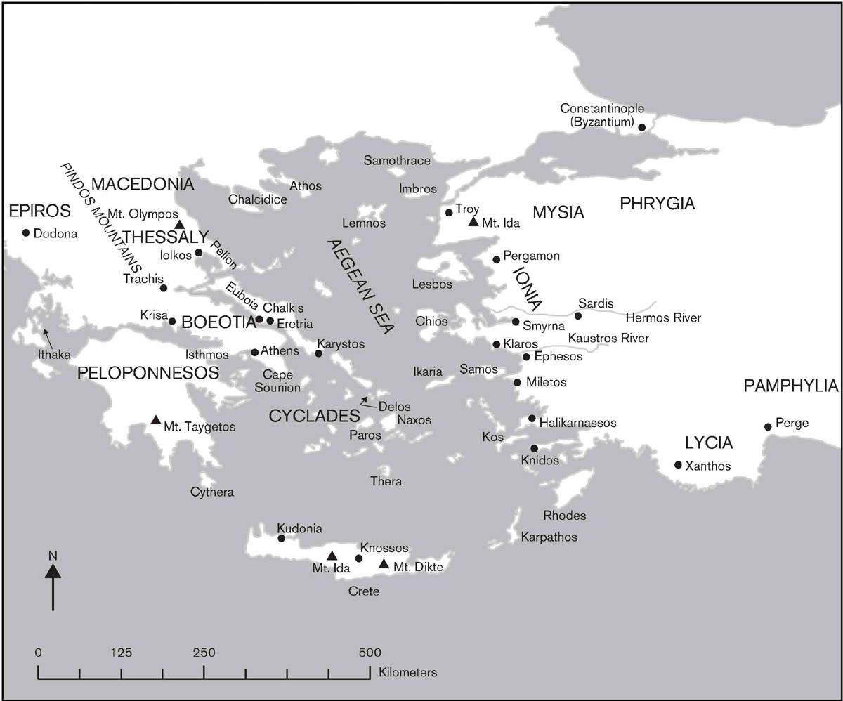 MAP 2 The Aegean MAP 3 The Peloponnesos Introduction A hymn is a - photo 4