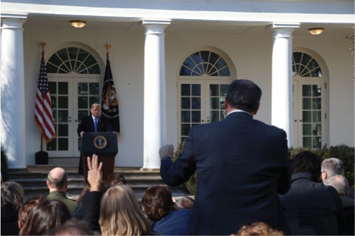 Facing down President Donald Trumpasking him to defend the numbers he gave the - photo 9