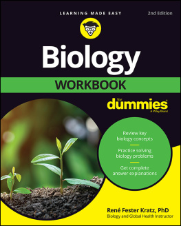 Rene Fester Kratz - Biology Workbook for Dummies