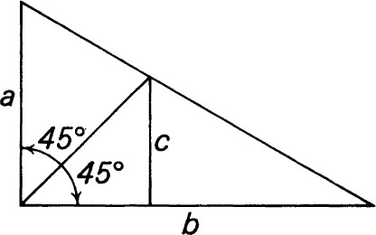 FIG 3 In the second method using a 45 draftsmans triangle the triangle is - photo 3