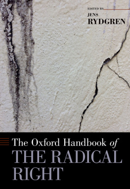 Jens Rydgren - The Oxford Handbook of the Radical Right