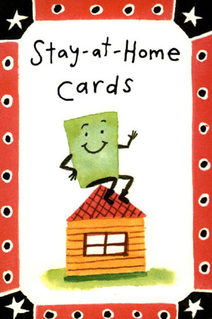 Stay-at-home-cards Materials Deck of cards Place the four of clubs and the - photo 12