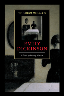 Wendy Martin - The Cambridge Companion to Emily Dickinson