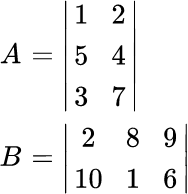 Matrices A and B aremultiplied to obtain a product matrix C Whichstatement - photo 3