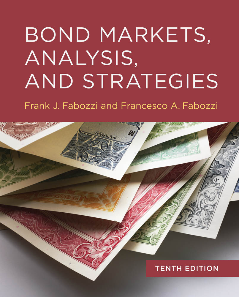 Bond Markets Analysis and Strategies Tenth Edition Frank J Fabozzi - photo 1