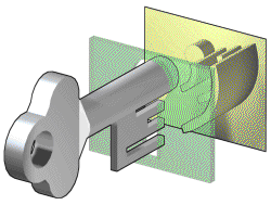 Warded Lock function The key enters the lock thru a keyhole and when the key - photo 10