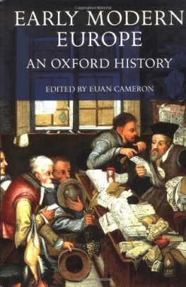 Cameron Euan - Early Modern Europe