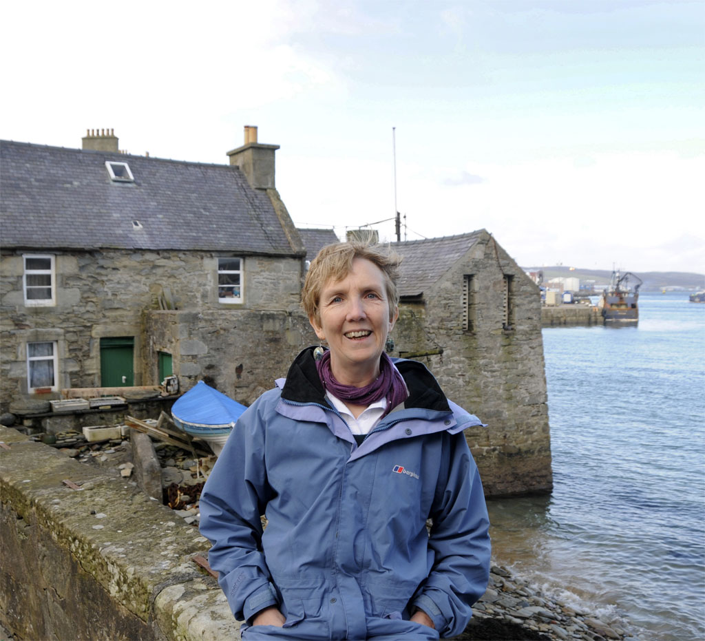 Ann at the Lodeberrie in Lerwick the location of Jimmy Perezs house in the - photo 5