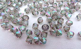 Swarovski bicone crystals Thread What you would look for is a beading thread - photo 9