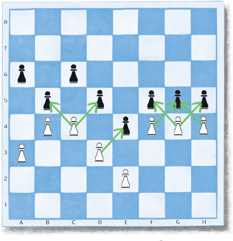 Look at all the captures that White can make in this position He has seven - photo 9