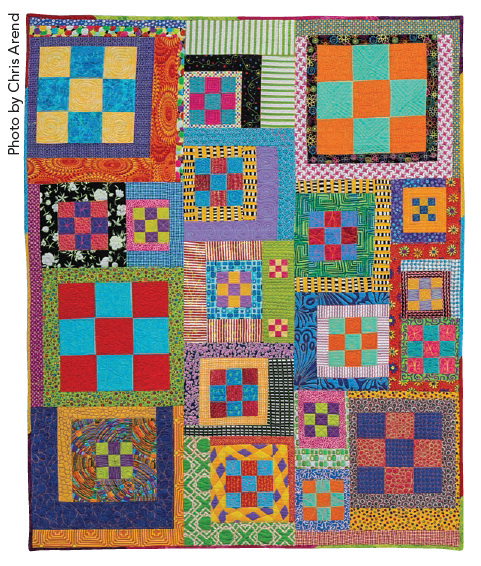 Boxy Nine-Patch by Maria Shell 2006 51 62 Early on in my patchwork making I - photo 3