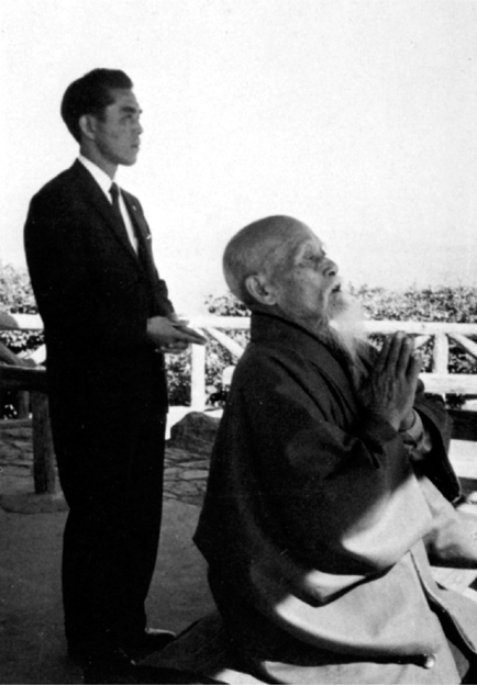 The Founder in prayer at Terayama Park in Kagoshima in October of 1963 Behind - photo 8