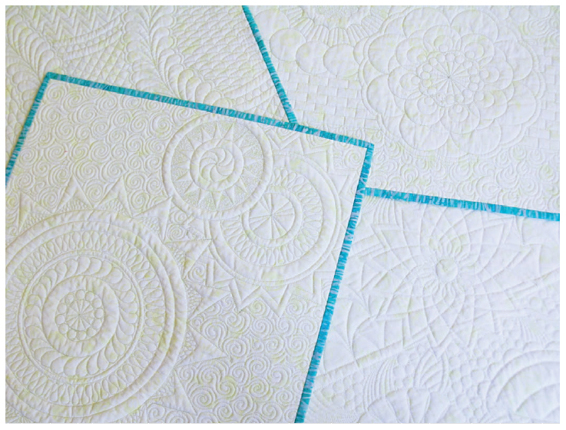 The circles on this wholecloth quilt by Amanda Murphy are easily executed with - photo 7