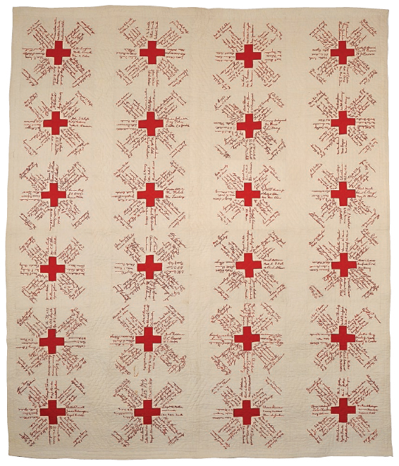 Photo by Mark Widhalm Red Cross signature quilt circa 1915 from the - photo 1