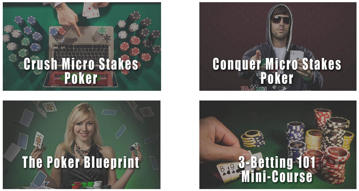 Free Poker Courses We offer several free poker mini-courses at MicroGrinder - photo 4