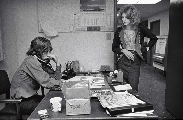 Jagger with Chris ODell production assistant for the 1972 tour ODell started - photo 5