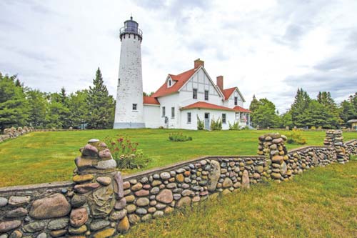 Point Iroquois Light in Sault Ste Marie Locals call Michigans Upper Peninsula - photo 8