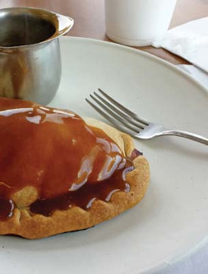 Cornish pasty served with gravy Menominee River near Piers Gorge Where to - photo 13