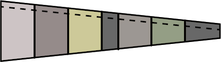 Figure 3 In the same manner stitch all wedges together to form a pieced - photo 5