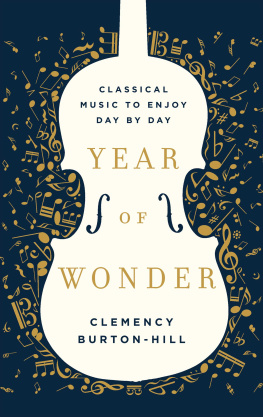 Clemency Burton-Hill Year of Wonder: Classical Music to Enjoy Day by Day