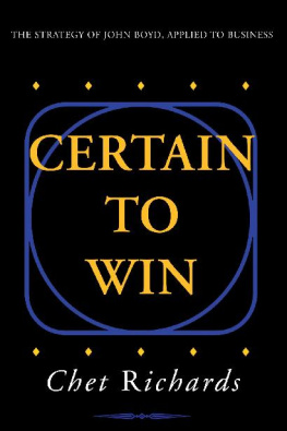 Chet Richards - Certain to Win