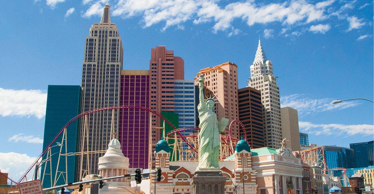 The facade of New YorkNew York features a 150-foot replica of the Statue of - photo 12