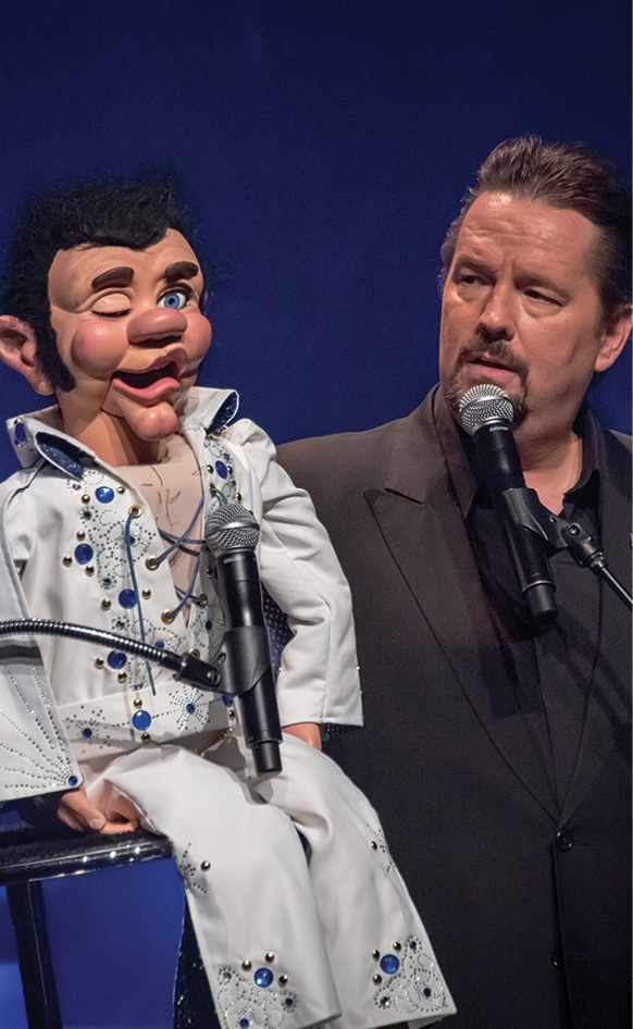 performs his singing joking ventriloquism act four times a week A DJ - photo 18