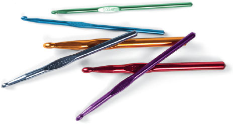 CROCHET HOOKS Crochet hooks come in a variety of sizes and youll be guided by - photo 10