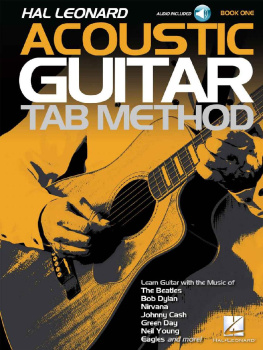 Hal Leonard Corporation - Hal Leonard Acoustic Guitar Tab Method: Method Book One