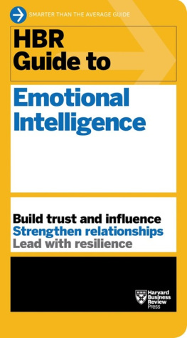 Harvard Business Review HBR Guide to Emotional Intelligence (HBR Guide Series)