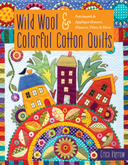 Erica Kaprow Wild Wool & Colorful Cotton Quilts: Patchwork & Appliqu� Houses, Flowers, Vines & More