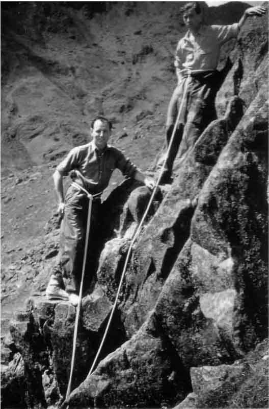 Novices on the Milestone Buttress Snowdonia May 1956 Page from the - photo 2