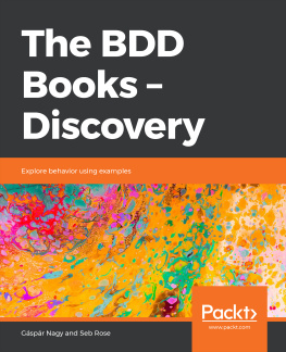 GASPAR. ROSE NAGY (SEB.) - BDD BOOKS - DISCOVERY: Explore Behavior Using Examples