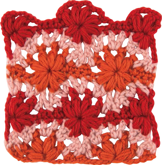 Pattern Crocheted Aran Stitch Aran patterns with post stitches make diamonds - photo 6