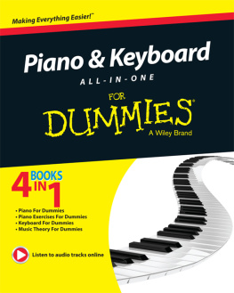 Holly Day - Piano and Keyboard All-In-One for Dummies