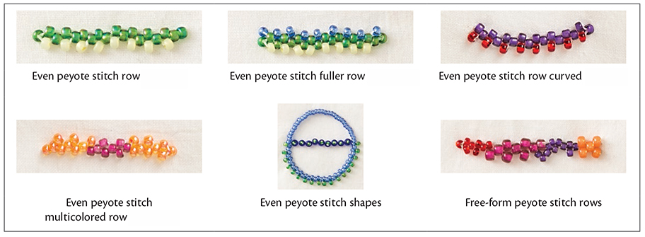 CIRCULAR PEYOTE AND NETTED STITCHES These stitches are worked as individual - photo 13