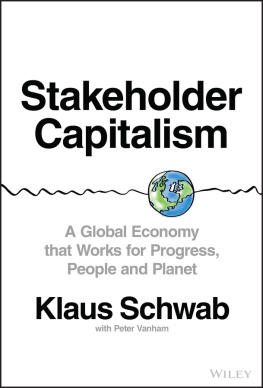 Professor Dr.-Ing. Klaus Schwab - Stakeholder Capitalism: A Global Economy that Works for Progress, People and Planet