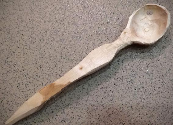 Possibly the ugliest first spoon ever made After the course the spoon stayed - photo 5